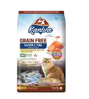 كانيفا جرين فري طعام جاف سلمون وتونة للقطط الكبيره...