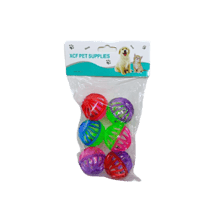 6 كرات لعبة مسلية للقطط