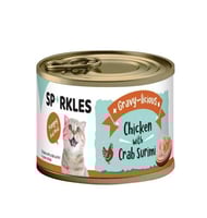 سباركلز اكل قطط رطب معلب بنكهة الدجاج والسلطعون 80...