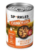 سباركليز | دجاج مفروم معلب للكلاب في المرق | 400غم