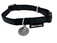 زولكس طوق جلد أسود 10 مم للقطط والكلاب