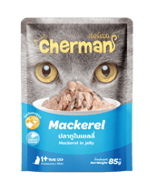 كارتون شيرمان اكل قطط رطب الماكريل في الجيلي للقطط...