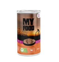 ماي فود لحم بقري مع الجيلي للقطط البالغة 400 جرام