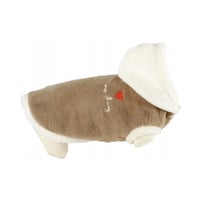 زولكس معطف دافئ للقطط بني-مقاس L