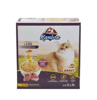 كارتون كانيفا تونه مع اللحم الضاني طعام رطب للقطط...