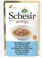 شيزر شوربة مع التونة البرية وكيس الحبار