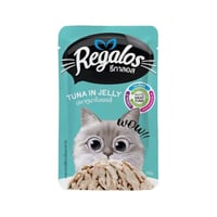 ريقالوس ظرف اكل قطط رطب بطعم التونة في الجيلي للقط...