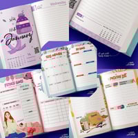 بوكس أجندة الشخصية الرقيقة 2025 ( لافندر)(BOX13)