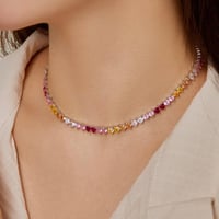 سلسلة تنس الأنيقة باللون / الفضي .(N1011)