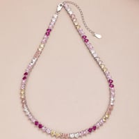 سلسلة تنس الأنيقة باللون / الفضي .(N1011)