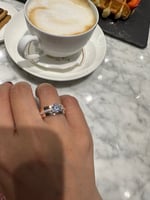 خاتم أنيق اللون روز قولد (R361).