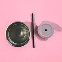 MUG امي يامعنى الحياة - وردي (كوب حراري)(CUP145)