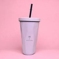 MUG Saudi girl - وردي (كوب حراري)