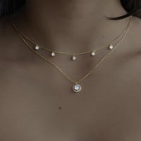 سلسلة الأنيقة اللون / ذهبي .(N981)