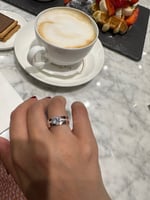 خاتم أنيق اللون روز قولد (R361).