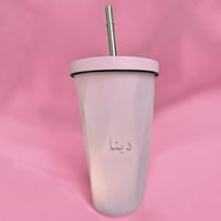 MUG انت تستحق السعادة - وردي (كوب حراري)(CUP145)