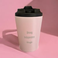 MUG strong independent - وردي (كوب حراري).(CUP132)
