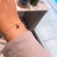 أسورة فراشة أنيقة باللون الفضي /متوفر بعدة ألوان (...