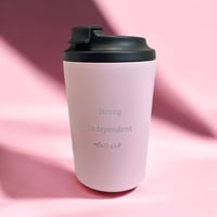 MUG strong independent - وردي (كوب حراري).(CUP132)