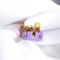 خاتم المينا تصميم بالأسم(R462)