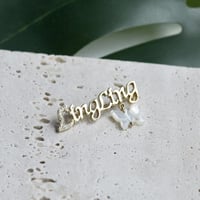 مشبك تصميم الأسم .(بروش)