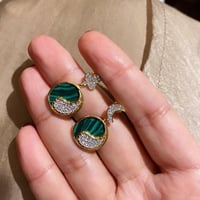 حلق أنيق اللون ذهبي (E291) .