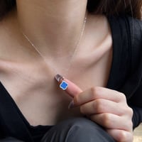 سلسلة الورد الأنيقة اللون / فضي . (N953)