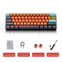 MUCAI MKA610 كيبورد ميكانيكي مفتاح احمر