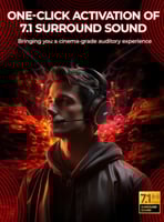 سماعة محيطي لا سكلي بمايك عازل الازعاج