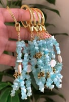 تعليقة مفتاح حجر تركوازي