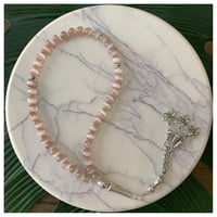 سبحه مصنوعه من خرز طبيعي