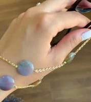 سلسلة نظارة مع خرز طبيعي