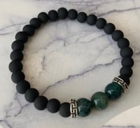 اسواره رجالية خرز خيط مطاط