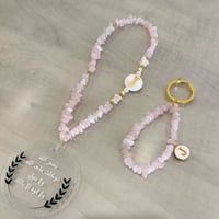 تعليقه سياره حجر مع دعاء +حرف مطلي ذهب