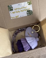 تعليقه سيارة حجر بنفسجي