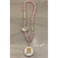 تعليقه سياره حجر بينك ( مع برج مطلي )