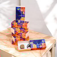 علبة توزيعات شوكولاتة العيد (حبتين شوكولاتة)