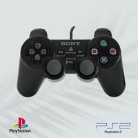 يد تحكم PS1 + PS2 ( شبيهة للاصلية) بشعار ( SONY )