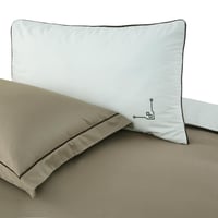 طقم مفرش فندقي ساتان قطن 100% بدون حشوة