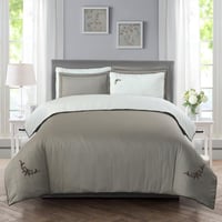 طقم مفرش فندقي ساتان قطن 100% بدون حشوة