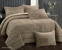 طقم مفرش شتوي 6 قطع مزدوج