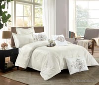 طقم مفرش شتوي 7 قطع مزدوج