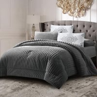 طقم مفرش سرير شتوي مزدوج 6 قطع