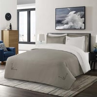 طقم مفرش فندقي ساتان قطن 100% بدون حشوة