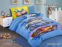 طقم مفرش مفرد ونصف 4 قطع وجهين