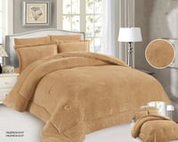 طقم مفرش شتوي وجهين مفرد ونصف