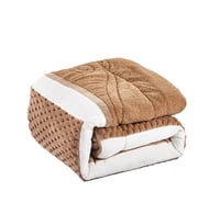 طقم مفرش شتوي مزدوج 6 قطع وجهين