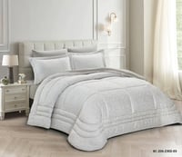 طقم مفرش شتوي مزدوج 6 قطع