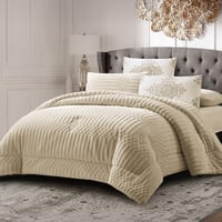 طقم مفرش سرير شتوي مزدوج 6 قطع