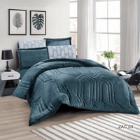 طقم مفرش شتوي 6 قطع مزدوج